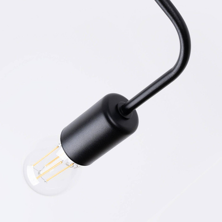 Żyrandol VECTOR 6 czarny (SL.1447) - Sollux Lighting