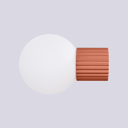 Kinkiet HALO ochra czerwona IP44 (SL.1727) - Sollux Lighting