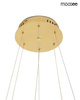 MOOSEE lampa wisząca WAVES 2 złota (MSE1501100591) - Moosee