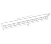MAXLIGHT M0027N LAMPA MAGNETYCZNA LINIOWA BIAŁA SYSTEM ON/OFF 18W 1049LM 3000K
