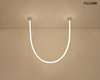 MOOSEE lampa wisząca LASSO 300 Smart      srebrna (MSE15011004411) - Moosee