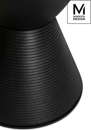 MODESTO stołek TAMBURO czarny - polipropylen (PP612.BLACK) - Modesto Design