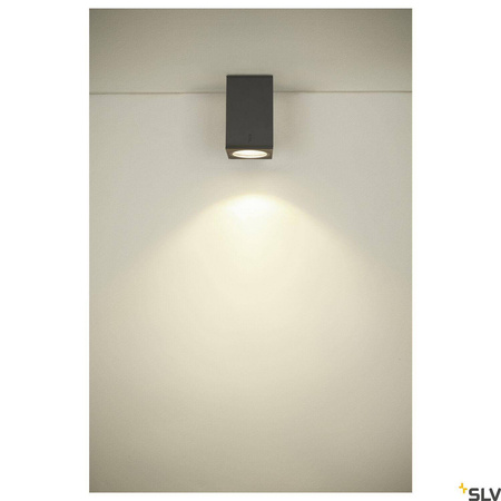 ENOLA SQUARE S, lampa sufitowa natynkowa LED outdoor, kolor antracytowy (1003420) - SLV