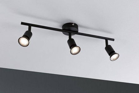 Reflektor Carolina max3x10W GU10 czarna mat 230V metal (PL66757) - PAULMANN
