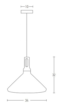 PENDANT 1L ALUMINIUM WHITE (1512-W Zambelis) - Zambelis