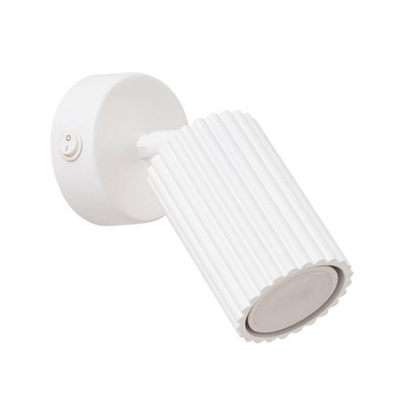 Kinkiet KARBON biały z włącznikiem (SL.1541) - Sollux Lighting
