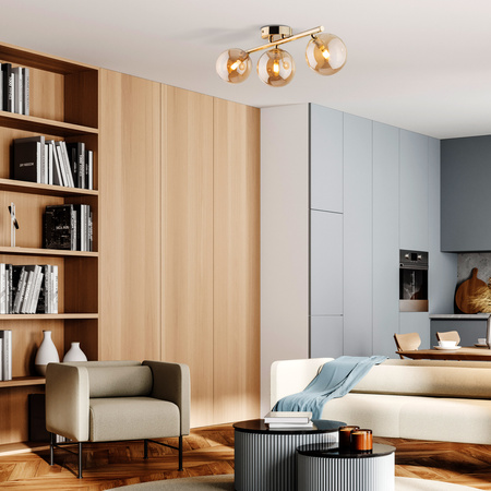 Lampa sufitowa ESTERA GOLD 3 (5418) - TK Lighting