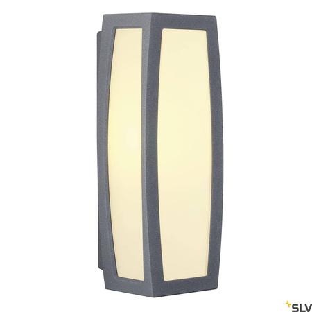 MERIDIAN BOX, lampa ścienna outdoor, TC-(D,H,T,Q)SE, IP54, antracytowa, maks. 20W (230045) - SLV