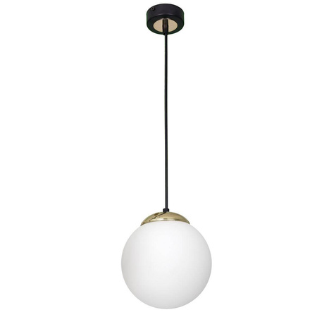 Lampa wisząca SPARTA BLACK / GOLD 1xE27 (MLP6495) - Milagro