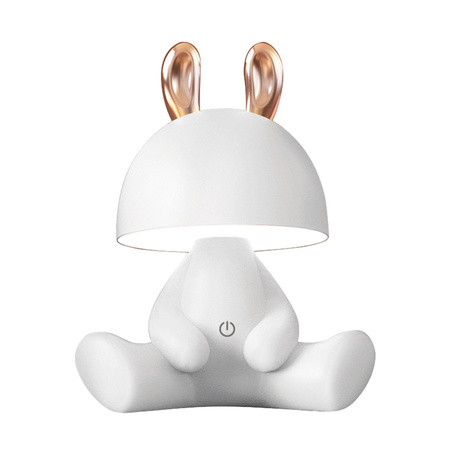 Lampka nocna KRÓLICZEK biała (KDR-6301-WH) - Zuma Line