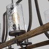 Podłużna lampa wisząca Angelo - 8 źródeł światła (QN-ANGELO8-ISLE) - Quintiesse