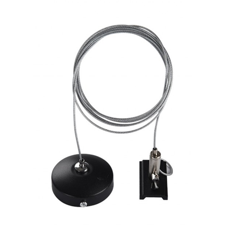 Zawiesie 2m do szynoprzewodu natynkowego 1F 230V - Czarne   (6337) - Brosline