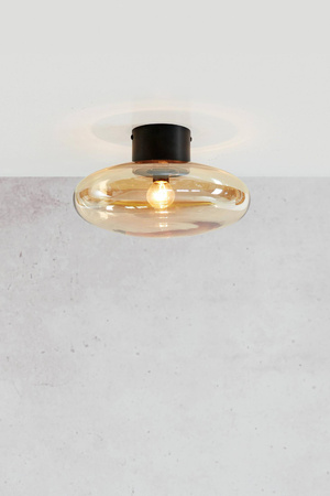 LOCUS Ceiling/Wall 1L Amber/Black (108539) Markslojd