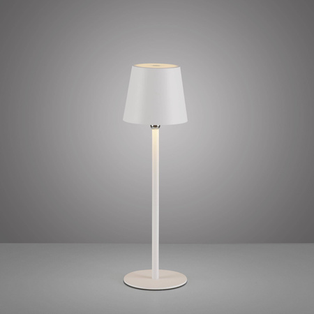 Przenośna, ładowana lampa stołowa BOTERIA  BIAŁY (19251-16) - Paul Neuhaus