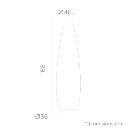 NEW GARDEN lampa ogrodowa FREDO 170 BATTERY biała (LUMFD170WLNW) - New Garden