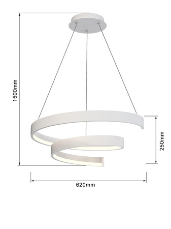 Lampa wisząca LED TOPPO (6032-0106) - Aviano Lighting