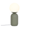 Szklana lampa stołowa NOTTI Nordlux E14 25W Metal Zielony
