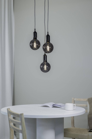 Lampa Wisząca BRONX 3L Round Black (108452) - Markslojd