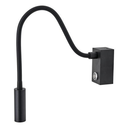 Czarny kinkiet do czytania Adjusta (WL0117-BK) - Yaskr