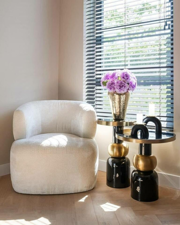 RICHMOND stolik MOSE 51 czarny (825173) - Richmond Interiors