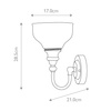 Kinkiet Cheadle (BATH-CD1) - Elstead Lighting