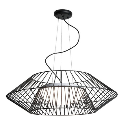 PENDANT 3L GALSS STEEL BLACK (1545 Zambelis) - Zambelis