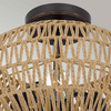 Półplafon Casablanca - 3 źródła światła - Palladiański brąz (QZ-CASABLANCA-3SF-PBZ) - Elstead Lighting