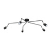 Lampa sufitowa JOKER BLACK 5xGU10 (MLP1341) - Milagro