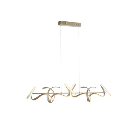 CURLS LAMPA WISZĄCA MATOWY MOSIĄDZ (19033-60) - Paul Neuhaus