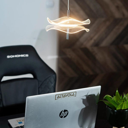 Lampa wisząca chrom Mariposa 3000K (LA102/P_chrom_3000K) - ALTAVOLA DESIGN