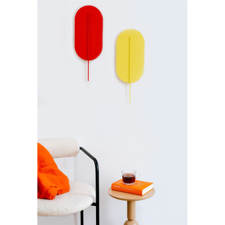ROKKE żółta lampa ścienna / kinkiet (RKK211110) - Ummo