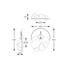 Lampa sufitowa do pokoju dziecka FOCUS  FOCUS (MX4024-1-3WT) - Zuma Line