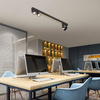 Lampa sufitowa z pilotem Perugia 4xGU10 + 1xLED czarna  (LP-0703/4C BK) - Light Prestige