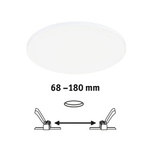 Panel podtynkowy Veluna VariFit Edge 200mm 4000K ściemnialny 17W biały 230V (PL79952) - PAULMANN