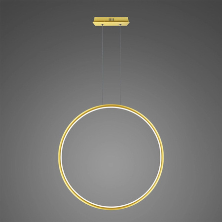 Lampa wisząca Ledowe Okręgi No.1 X 100cm 4k złota Dali (LA073/X_100_in_4k_gold_Dali) - ALTAVOLA DESIGN