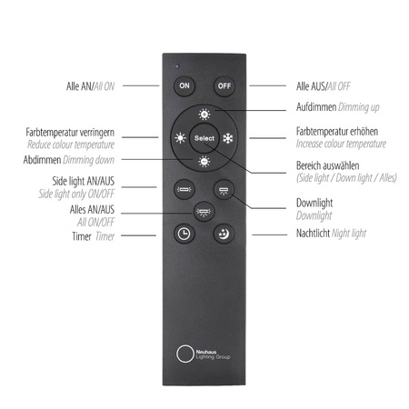 Lampa sufitowa CEILING LIGHT, NATURAL WOOD (6121-79) - Paul Neuhaus