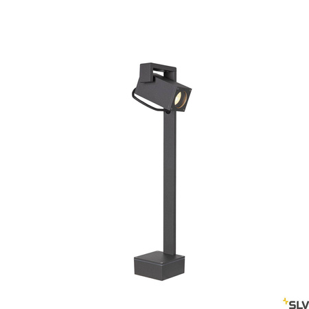 THEO BRACKET 50 FL, zewnętrzna lampa stojąca QPAR51, kolor antracytowy (1004654) - SLV