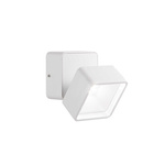 Lampa ścienna / Kinkiet OMEGA SQUARE Biały (OMEGA_AP_SQUARE_BIANCO_4000K) - Ideal Lux