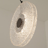 PENDANT LED LIGHT 8W 3000K METAL-GLASS, BLACK-CLEAR GLASS (23073 Zambelis) - Zambelis