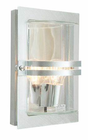 Kinkiet zewnętrzny BASEL 660 GALVANIZED E27 LED 9W NO Norlys