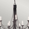Żyrandol Carisbrooke (CB12-BLACK) - Elstead Lighting