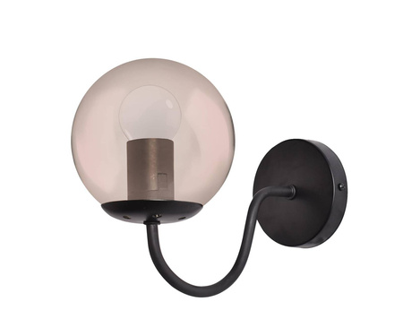 Kinkiet Hook czarny (LP-125/1W BK) - Light Prestige