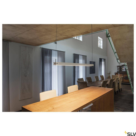NOYA PD PHASE, wewnętrzna lampa wisząca LED, biała, przełącznik CCT 2700/3000 K (1003532) - SLV