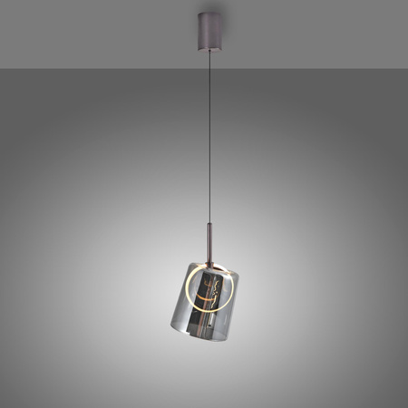 ZULA LAMPA WISZĄCA DYMIONY BRĄZOWY (2541-25) - Paul Neuhaus