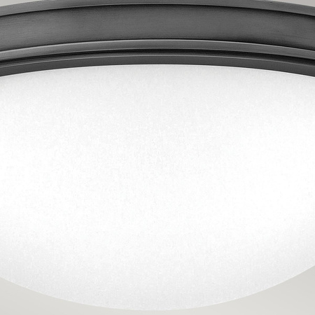 Mały plafon Collier - 2 źródła światła - Zgaszona czerń (HK-COLLIER-F-S-BX) - Elstead Lighting