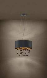 Lampa wisząca ESCUELA czarna (39845) - EGLO