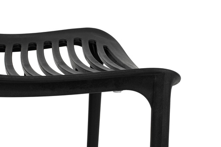 Krzesło SUNNY czarne - polipropylen (KH010100217) - King Home