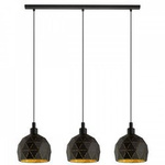 Lampa wisząca ROCCAFORTE czarna (97846 - EGLO) - żyrandol