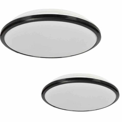 Plafon TERMA BLACK 28W LED IP44 ?360 mm (ML6404) - Milagro
