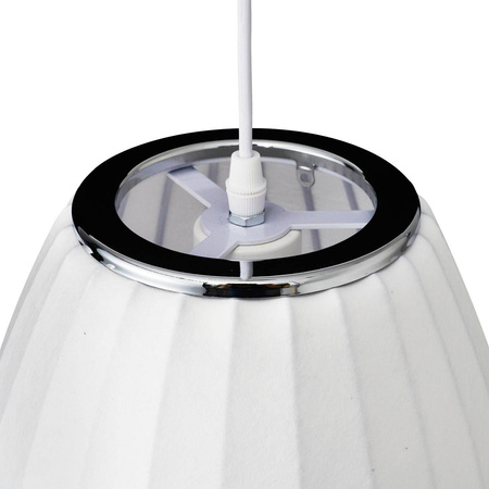 Lampa wisząca SILK BARREL biała 50 cm (ST-2335-20) - Step into Design